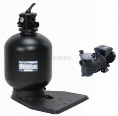 Filtračné zariadenie Azur KIT 380 na palete s čerpadlom Micro Delfino II 25, 4 m3/h bez prepojovacieho potrubia