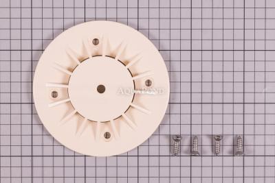 Krytka dnovej trysky 00303 so 4 skrutkami, biela