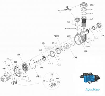 Náhradné diely Badu Prime 48, 230V