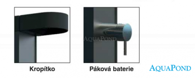 Solárna sprcha ANGEL s nádržkou na 30 litrov vody