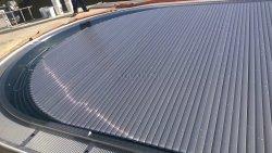 Lamelové prekrytie bazéna