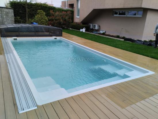 Bazén Compasspools Fun 74, realizácia Aquapond