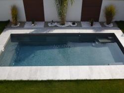 Bazén Compass Pools  XL-TRAINER 72FB - 7,2 m, rovné dno - keramický bazén