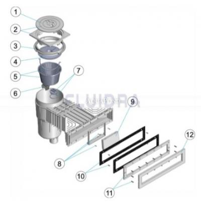  SKIMMER 17.5 L. 495 X 80