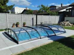 Prestrešenie Azure Flat Kompakt pre bazén Compasspools Aqua Nova 53, realizácia Aquapond