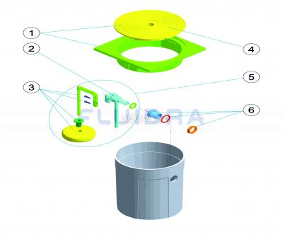 Náhradné diely pre dopúšťanie spojené s hladinou vody – nastaviteľné NEW 2023
