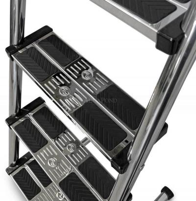 Bazénový rebrík 4 stupňový s úrovňou zabezpečenia