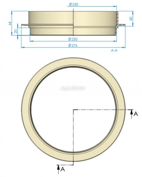Skimmer 17,5l ABS Ring