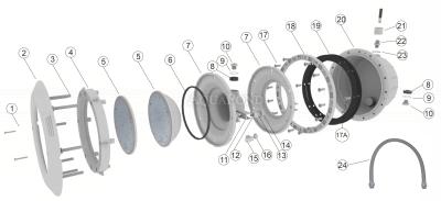 Náhradné diely - Podvodný svetlomet VA PF