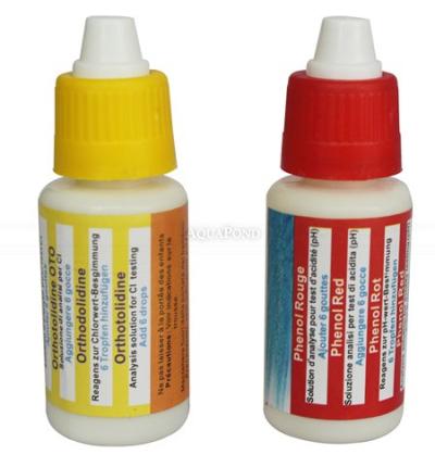 Náhradné testovacie kvapky Cl / pH