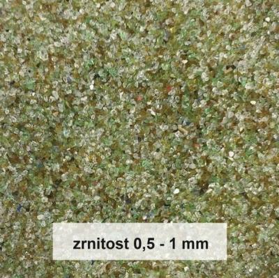  Filtračné sklo - 0,5-1 mm, 25 kg 