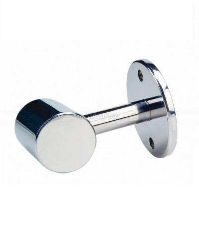 Nerezové prírubové úchytky zábradlia - koncové zaslepené ľavý, AISI 304