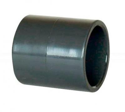 PVC tvarovka - Spojka 125 mm, DN=125 mm, lepenie/lepenie, vnútorné lepenie