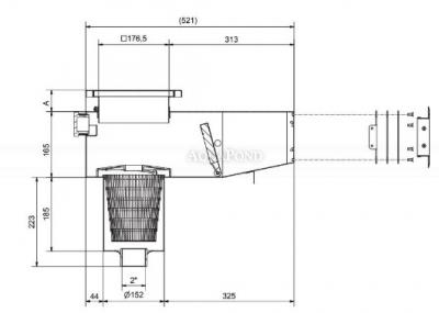 Celonerezový skimmer Pahlen