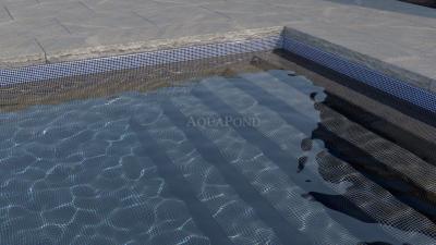 Aquasense - 3D mozaika temno modra; širina 1,65 m, debelina 1,6 mm, zvitek 20 m - bazenska folija