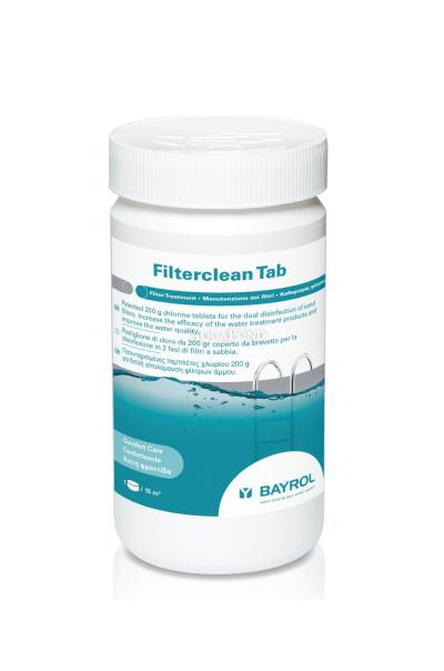 BAYROL Filterclean tablete 1 kg, 200 g klorove tablete, dezinfekcija peščenih filtrov