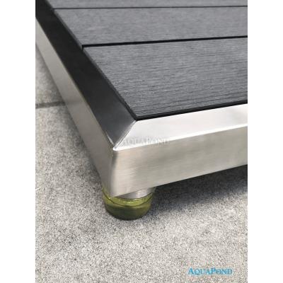 Eichenwald Ideal Talna rešetka WPC 840 x 750 mm, barva antracitna