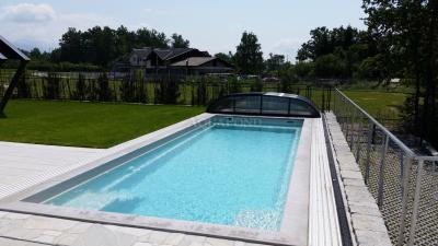 Bazén Compass Pools XL-TRAINER 110 - 11 m, poševno dno - keramični bazen