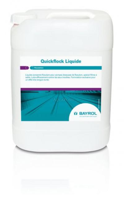 BAYROL Quickflock Liquide 20 l, tekoči koagulant (kosmičevalec), bistri bazensko vodo
