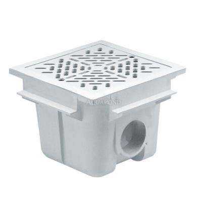Astralpool kvadratni odtok z rešetko iz ABS plastike 210 x 210 mm, za betonske bazene brez folije