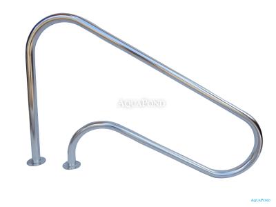 Astralpool Lestveno držalo dolžine 1250 mm s prirobnicami - iz nerjavečega jekla AISI-316