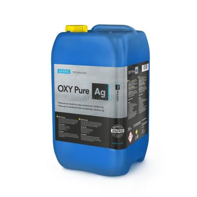 Aseko Oxy Pure Ag 20 l - tekoči brezklorni pripravek za oksidacijo in odstranjevanje organskih ostankov v bazenski vodi
