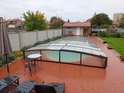 Prekrivanje VIVA enotirno za bazen Compasspools XL Java 114, notranja mera prekrivanja: 4,0 m x 12,0 m