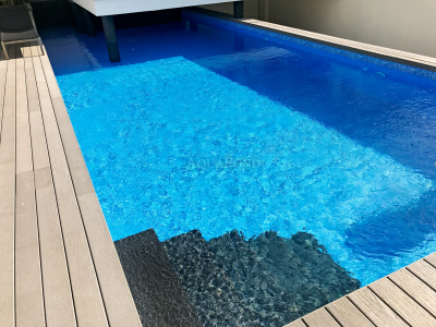Bazenska folija ELBE SBG Supra Marble Blue 1,65 m širina, 1 m dolžina, 1,6 mm debelina - (marmor - 920/20) na meter - cena je za m2