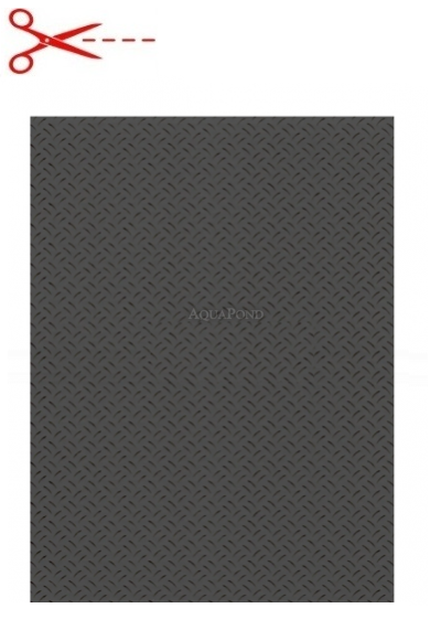 Bazenska folija ELBE Elite protizdrsna Black Stone 1,65 m širina, 1 m dolžina, 1,5 mm debelina - (antracit-799) metraža - cena je za m2