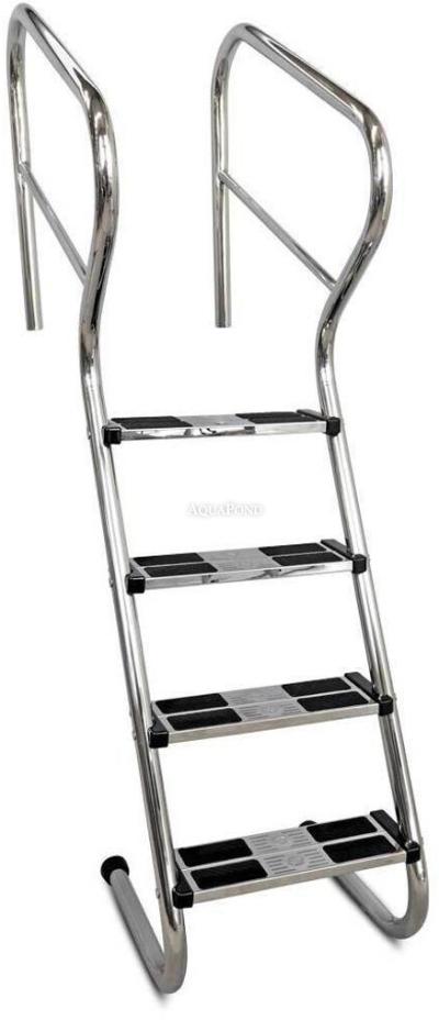 Eichenwald Ideal bazenska lestev s 4 stopnicami in varnostno platformo Model 53