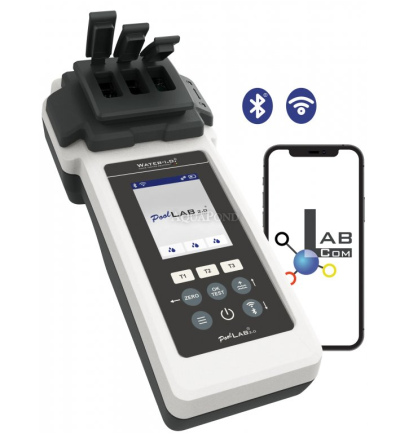 Digitalni fotometer Pool Lab 2.0® - Profesionalni tester za nadzor vode za bazene in masažne kadi