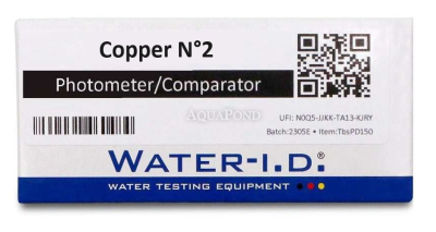 Water-I.D. Cooper N°2 Nadomestne tablete za digitalni tester Pool Lab 2.0 – za merjenje vrednosti bakra, 10 kosov