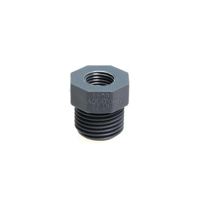 PVC fiting - kratki navojni reduktor 1/2“ zunanji x 1/4“ notranji, zunanji navoj / notranji navoj