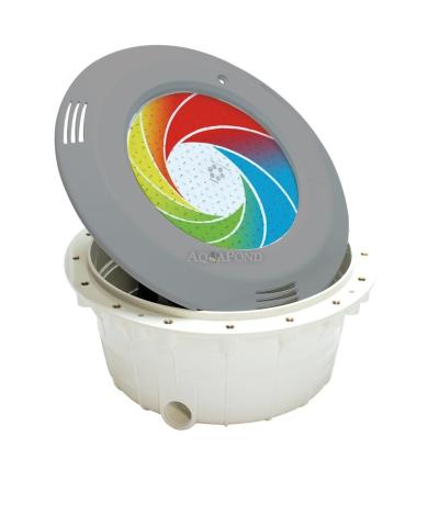 Podvodni svetlobni reflektor VA LED RGB-DMX; barvni, PF, 12 V; 55 W, svetlo siva barva, za betonske bazene