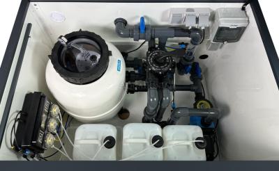 Aseko Pool Technology Box Srednja, macesnova obloga - s tehnologijo