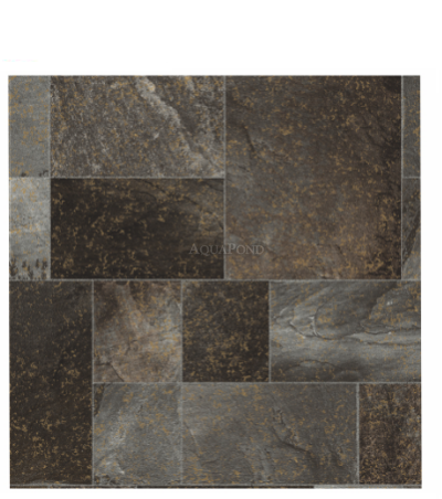 Aquasense Signature - 3D Golden Basalt Pearl; 1,65 m širina, 1,8 mm debelina, 25 m zvitek - Bazenska folija