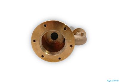 Hugo Lahme prehod skozi steno 1½“ int. za hidromasažno šobo, bronz, globina 240 mm, priključek 1“ int. in ½“ int., za folijske in keramične bazene