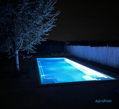 LED RGB barvna luč Adagio 75 W, 17 cm, za folijske in predizdelane bazene