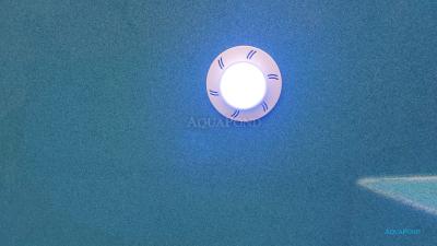 LED belo svetlo Adagio 25 W, 10 cm, za folijske in predizdelane bazene