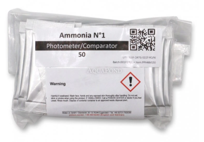 Water-I.D. Amoniak 1, reagenti za merjenje amoniaka, čpavka (50 vrečk)