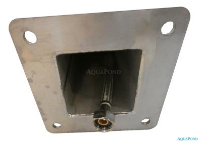 Eichenwald Ideal Vrtni stebriček za vodo s pipo, hladna voda, 80x80 mm, brušeno nerjavno jeklo