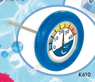 Plavajoči okrogli termometer – s premerom 185 mm z gumijastim obročem