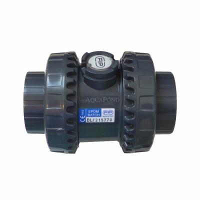 PVC fiting - stožčasti nepovratni ventil 50 mm - teflonizirana vzmet EASYFIT