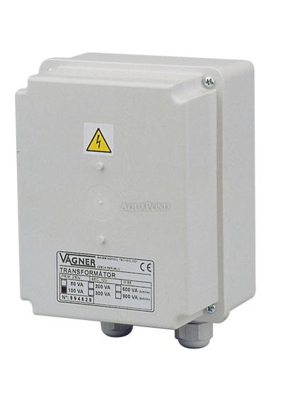 Varnostni toroidni transformator, 230 V / 12 V, 100 W, zaščita IP65